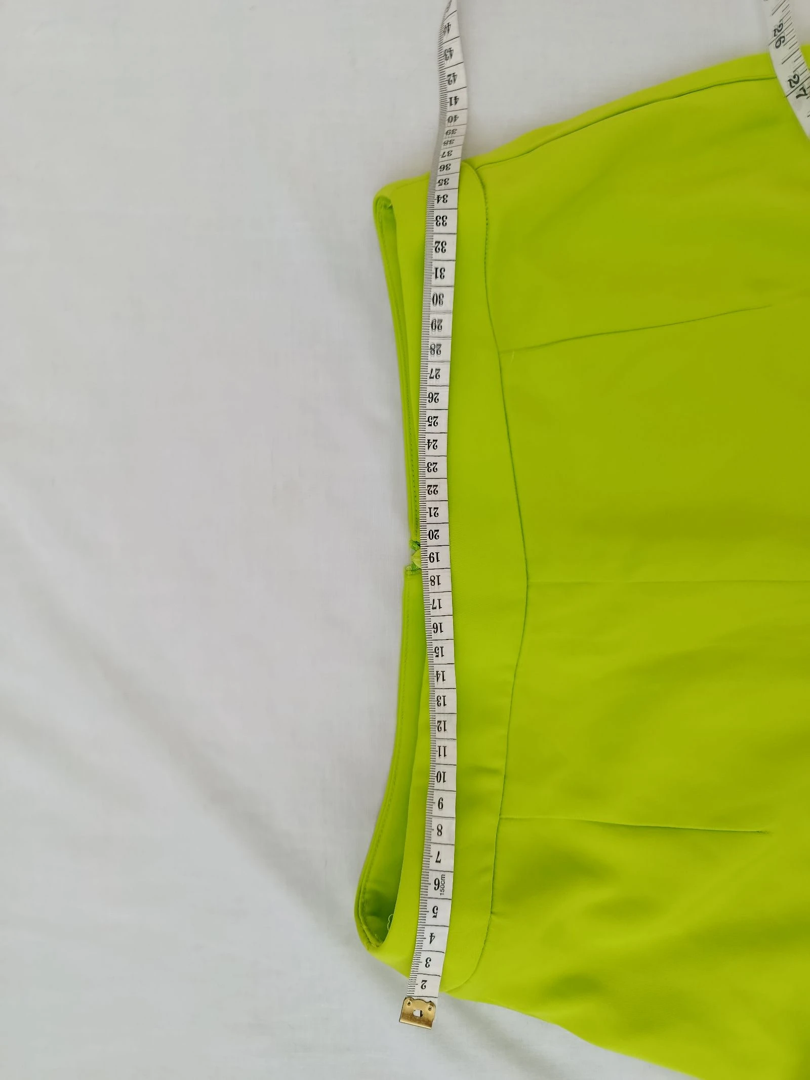 Pantalón de talle alta y piernas anchas Meshki talla L verde flash – photo 6